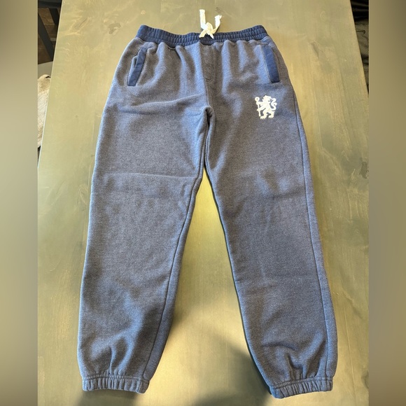 Chelsea FC Soccer Football Blue Sweatpants Joggers Size Medium M - Picture 1 of 3